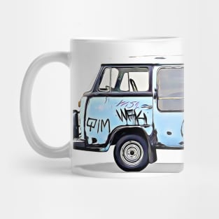 Graffiti Vintage Van Cartoon Mug